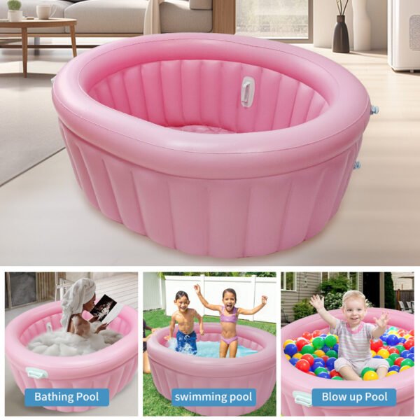 Embrace Serenity with Our Pink Inflatable Birth Pool!